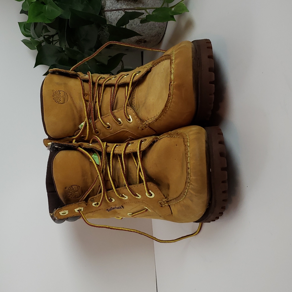 "Timberland" 7 eye moc toe midhaven lace up boots - Picture 11 of 13